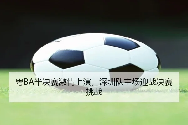 粤BA半决赛激情上演，深圳队主场迎战决赛挑战